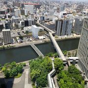 大阪ビジネスパークの複合ビル！