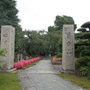 東武東上線下赤塚駅から北のエリアにある寺です。