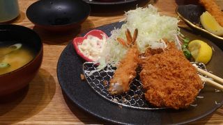 美味しくててんこ盛りのカツ