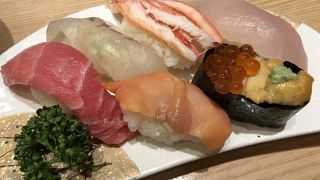 久しぶりの外食、のど黒にガス海老、白海老も ♪