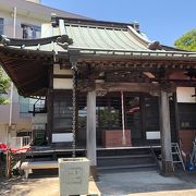 江戸時代に建立された観音堂