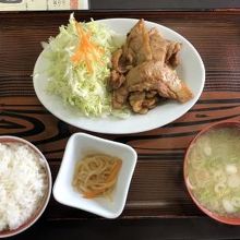 生姜焼き定食