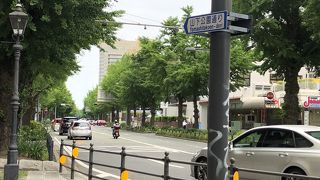 雰囲気のある通りです