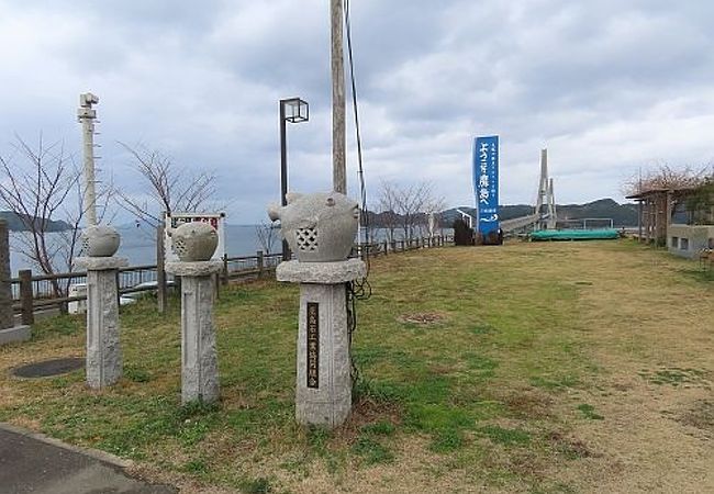 鷹島に入ってすぐ