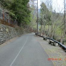 こんな坂を登って行きます