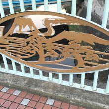 橋の欄干の装飾