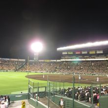 ３塁アルプスからの景色