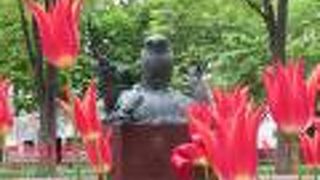 5月中下旬に訪れると、チューリップがきれい