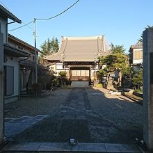 瑞松院山門と本堂