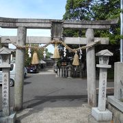 お弓式が有名な神社です