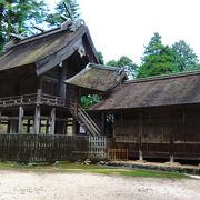 神秘的な雰囲気の神社です。