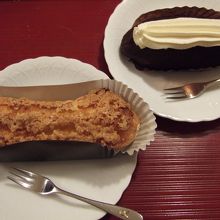 クロッカンシューとエクレア