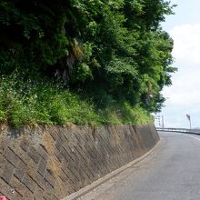 高校への入口(車道）