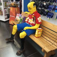 ユニークなレゴ人形がありました！