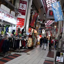 道具屋筋の商店街