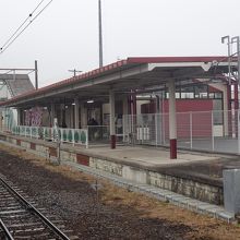 今市駅には待合室がなかった