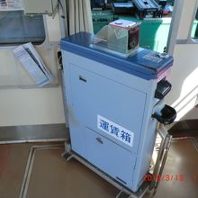 料金箱＝運転手席の扉