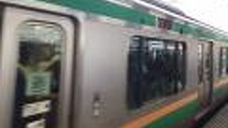 川越駅～　新木場までの直通電車もある。