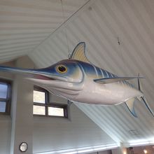 内湯がある建物は広々