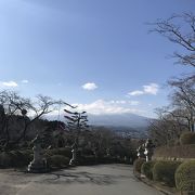 富士山が見える穴場スポット。平和公園