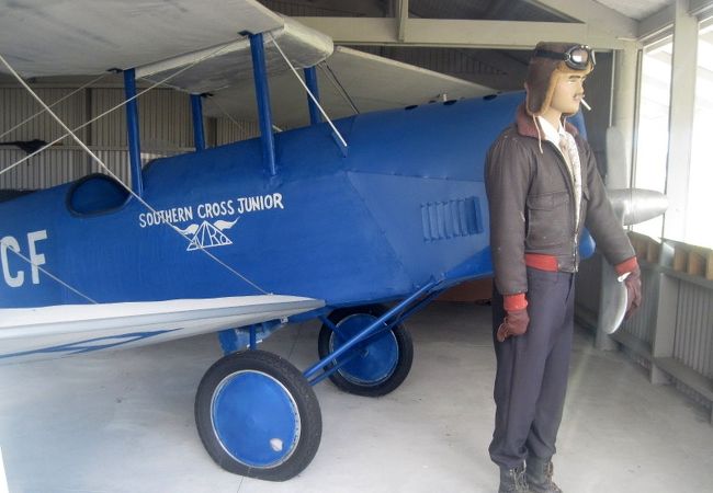 Historic Site Guy Menzies' Avro Avian Aeroplane replica