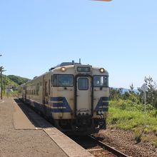 海沿いの小さな駅・風合瀬駅