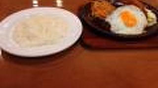 エビフライとハンバーグ