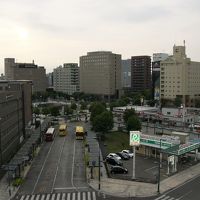 駅前のバスターミナルが観えます～