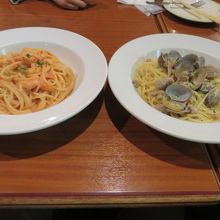 美味しいですが量が多いパスタです