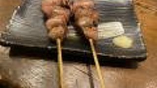 焼鳥と牛筋煮込みを生ビールで！