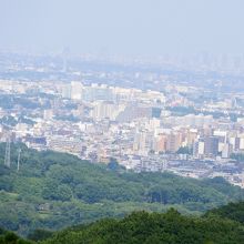 八王子　市内から大和田　青山高倉店　府中東芝の塔などが見える