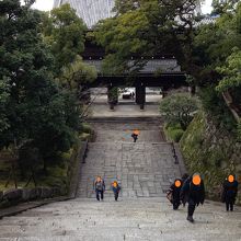 上から見ると急勾配がよく分かります。