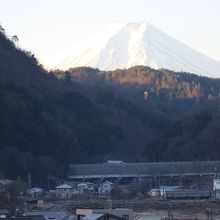 富士山と中央線211系