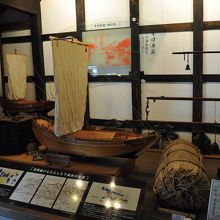 往時の様子を再現している