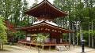 根本大塔より小ぶりな東塔です