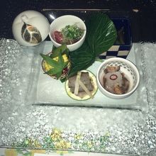 クジラのタタキが美味しかった