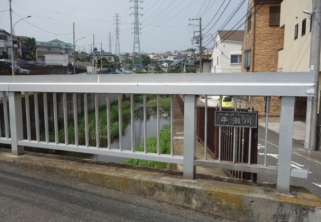 川崎の住宅地を流れる川