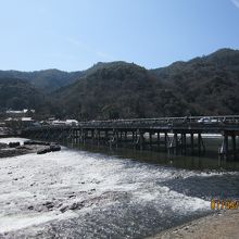 桂川と渡月橋 