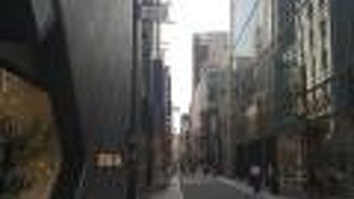 銀座の裏通り