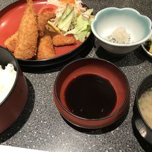 アジフライランチ