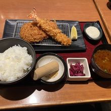熟成ロースと大海老御膳