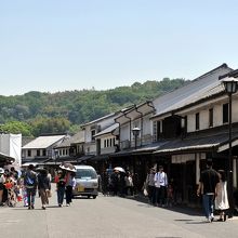 本来の美観地区の景色だ