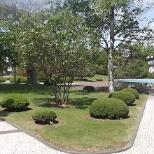 整備された広場内部