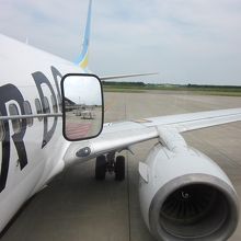 ＡＤＯ　０６６便で羽田へ出発します