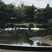 区立の日本庭園