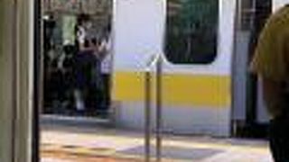 総武線と中央線の乗り換えには便利