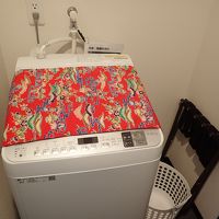 部屋の中に乾燥機付洗濯機がありました！