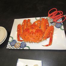 タラバガニも出ました。