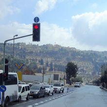 ケデロンの谷を走る道路