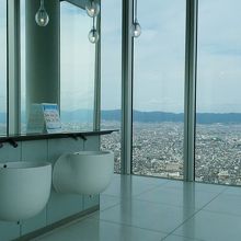 トイレの眺望がすごかった